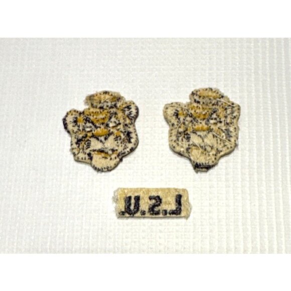 Vintage LSU Patches Tigers and LSU Set of Three - Picture 2 of 4